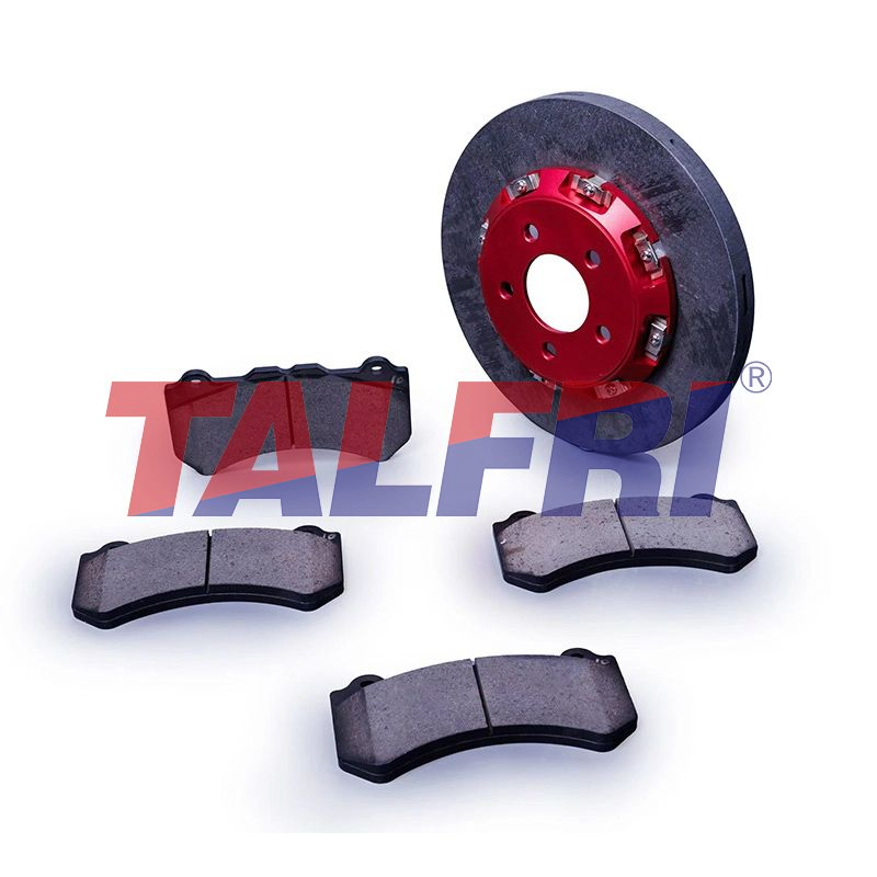 Rotores de freno cerámicos de carbono ligeros de alto rendimiento + pastilla de freno para coche de carreras Nissan GTR-35